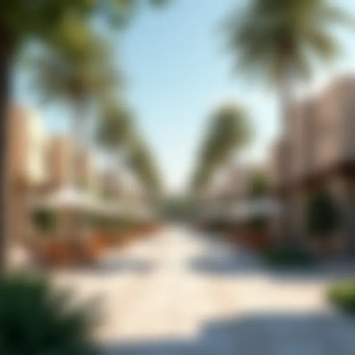 Amenities available in Al Quoz such as parks and cafes