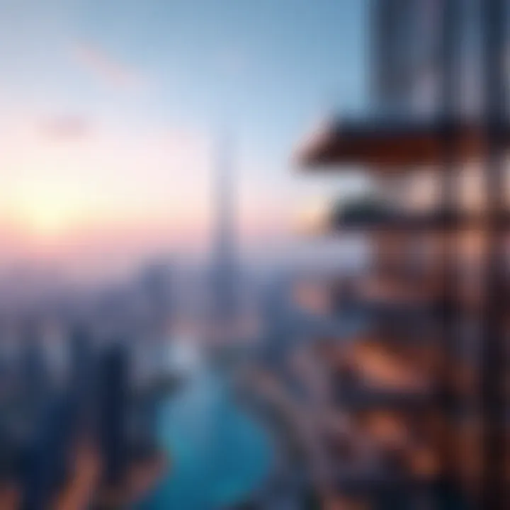 Panoramic view from the Arjan Geepas Tower illustrating the vibrant Dubai skyline