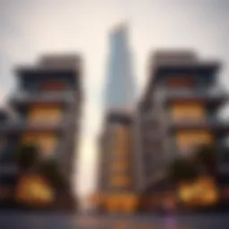 Stunning architectural view of the Gulf Tower