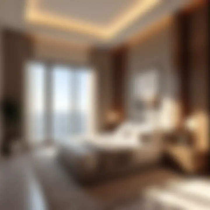 Luxurious bedroom design in Royal Atlantis